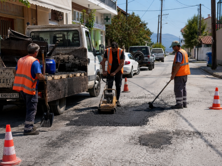 Βόχα: Προς ανάθεση έργο 40.000 ευρώ για την επούλωση λακκούβων – Προσφορές έως 4 Σεπτεμβρίου