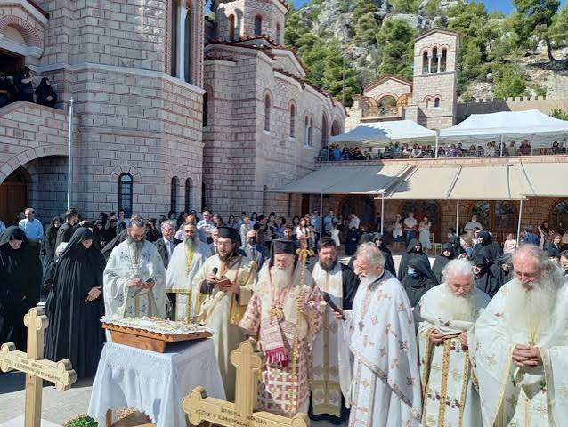 Αρχιερατική Θ. Λειτουργία & Ιερό Μνημόσυνο στο Ι. Ησυχαστήριο του Τιμίου Σταυρού Μαψού