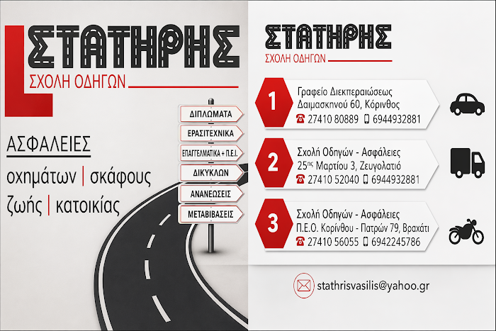 ΣΤΑΤΗΡΗΣ ΣΧΟΛΗ ΟΔΗΓΩΝ