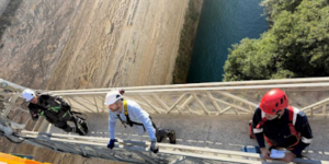 Ισθμός Κορίνθου: Εργαστηριακοί έλεγχοι στις δύο μεταλλικές γέφυρες – Παρών ο Περιφερειάρχης Δημήτρης Πτωχός